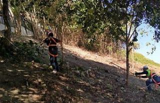 Bursalılar kirletti, onlar halatlarla yamaçlara...