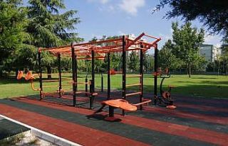 Büyükşehir, ilk workout spor istasyonunu kurdu