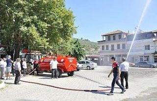 Büyükşehir’in yangın ilk müdahale tankeri 138’e...