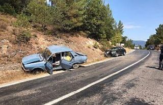 Çanakkale Yenice’de trafik kazası: 2 yaralı