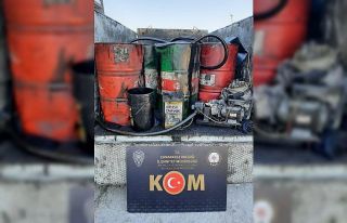 Çanakkale’de 2 bin 520 litre atık yağ ele geçirildi