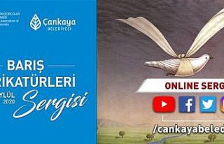 Çankaya’dan Barış Karikatürleri Sergisi