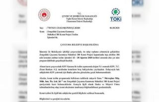 Çaycuma’da yapılan TOKİ evleri teslim ediliyor