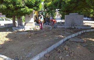 Çeşmeli kavşakta düzenleme yapılıyor