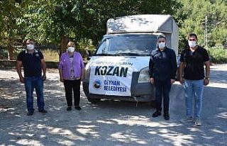 Ceyhan Belediyesinden yangın mağdurlarına yardım...