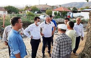 CHP’li vekiller sel felaketinden etkilenen Sarıgöl’de