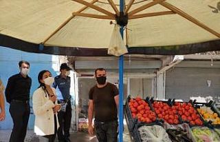Çınar’da korona virüs denetimi