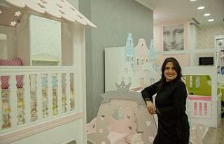 Çocuk odalarında çalışma ortamı huzurlu ve düzenli...