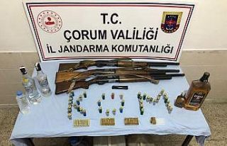 Çorum’da kaçak içki operasyonu