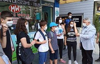 Çorum’da maske denetimi