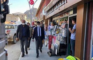 Çukurca’da korona virüs tedbirleri denetimi