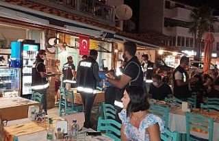 Datça’da 100 polisle dev uygulama
