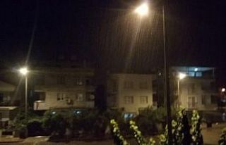 Didim’de Ağustos yağmuru etkili oldu