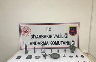 Diyarbakır’da tarihi eser kaçakçılığı operasyonu
