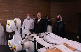 Düzce Belediyesi 1 milyon 410 bin maske üretildi