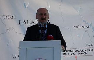 Edirne-Kırklareli yolunun İnece-Ürünlü kesimi...