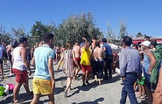 Edremit’te boğulmak üzere olan genci cankurtaran...