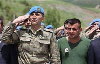 Eğirdir komando okuluna Tümgeneral Emre Tayanç...