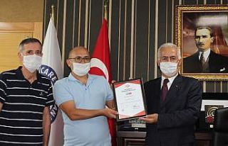 Eğriçayır balına "Covid-19 Güvenli Üretim...