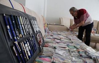 Elazığ’da 19 bin adetlik kalem koleksiyonu