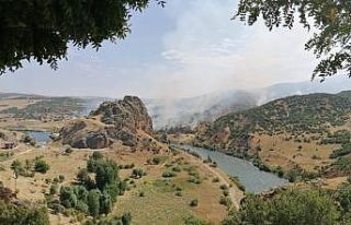 Elazığ’da ki orman yangını söndürüldü, 150...