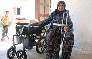Engelli vatandaşın tekerlekli sandalye hayali gerçekleşti