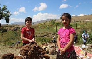 Erzurumlu kadınların yük yıkama dönemi başladı