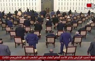 Esad’ın tansiyonu düştü, konuşması yarıda...