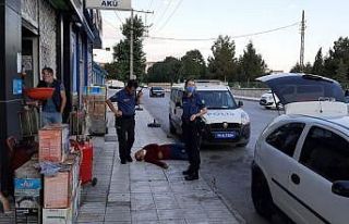 Fare zehri içip intihar ettiğini söyledi polisi...