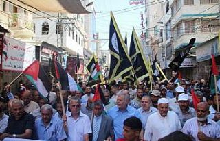 Gazze’de BAE-İsrail anlaşması protesto edildi