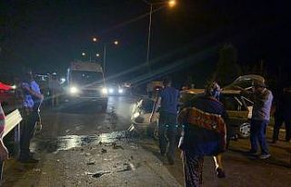 Gediz’de trafik kazası; 1 ölü 6 yaralı
