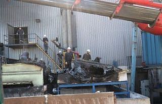 Gerede OSB’de metal fabrikasının soğutma kuleleri...