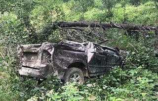Giresun’da trafik kazası: 1 ölü, 2 kişi yaralı