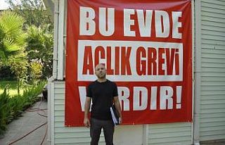 Gürültüden uyuyamayınca açlık grevi başlattı