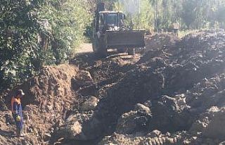 Hakkari’de kanalizasyon çalışması