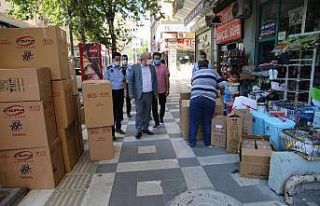 Haliliye’de kaldırım işgali ve pazar denetimi