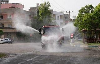 Haliliye’de temizlik ve dezenfekte çalışması...