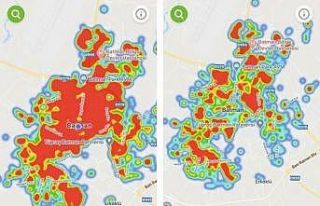 Harita kırmızıya döndü