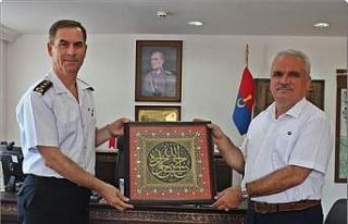 İl Jandarma Komutanı Uysal Ağaoğlu veda ziyaretlerine...