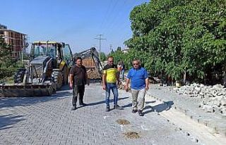 İscehisar’da doğalgaz alt yapı çalışmaları...