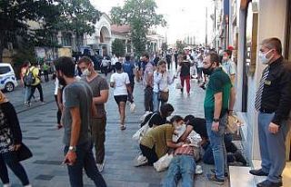 İstiklal Caddesi’nde düşerek yaralanan yaşlı...