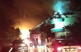 İzmir’de yıldırım düşen evde yangın çıktı