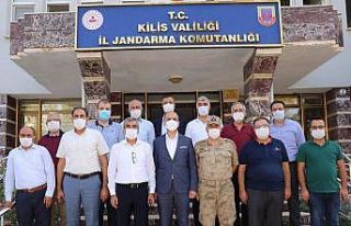 Jandarma Komutanı Aslan’a hayırlı olsun ziyareti