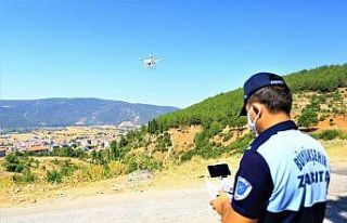 Kaçak hafriyatın önüne drone ile geçiliyor