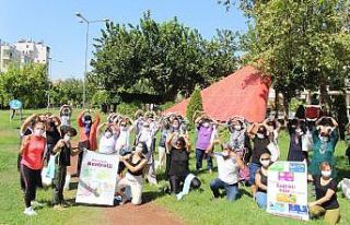 Kadınlar 55 mahallede diyetisyen ve spor eğitmenleri...