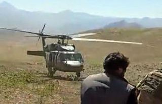 Kalp krizi geçiren çoban, askeri helikopterle hastaneye...