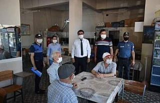Karacasu’da korona virüs denetimi