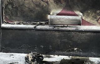 Kars’ta bir iş yeri kundaklandı