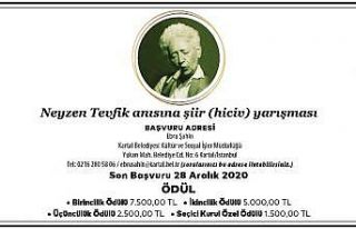 Kartal Belediyesi, Neyzen Tevfik Şiir (Hiciv) Yarışması’nın...