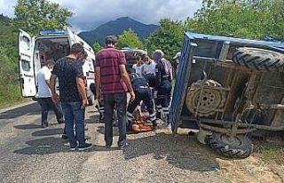 Kastamonu’da patpat kazası: 2 yaralı